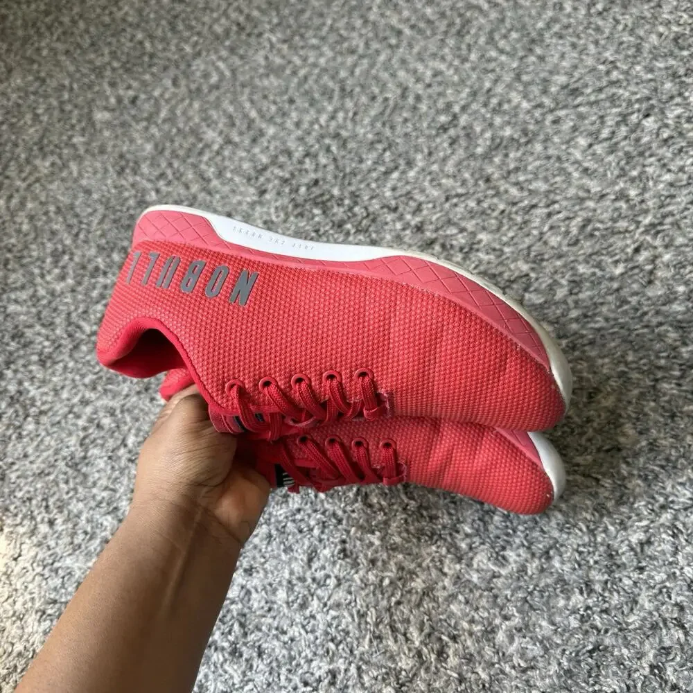 Nobull Womens Size 9 Outwork SuperFabric Trainer Red Athletic Shoe Sneaker READ